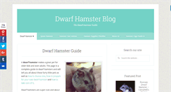 Desktop Screenshot of dwarfhamsterblog.com
